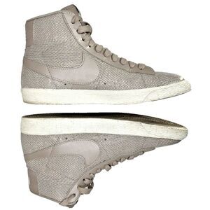 Nike Blazer Mid Leather Snake Womens Athletic Shoes Sneakers Size 8.5 Basketball